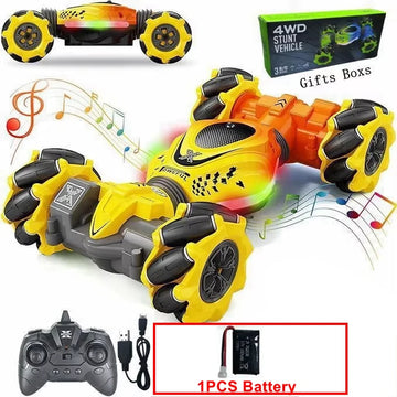 RC Car Toy 2.4G Radio Remote Control Cars RC Watch Gesture Sensor Rotation Twist Stunt Drift Vehicle Toy for Children Kids