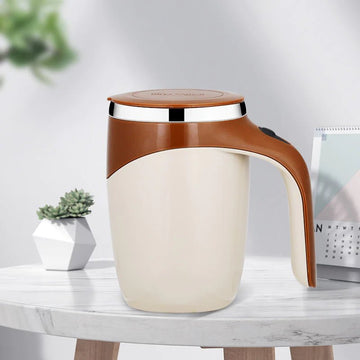 Rechargeable Model Automatic Stirring Cup Coffee Cup High Value Electric Stirring Cup Lazy Milkshake Rotating Magnetic Water Cup - Prime Choice