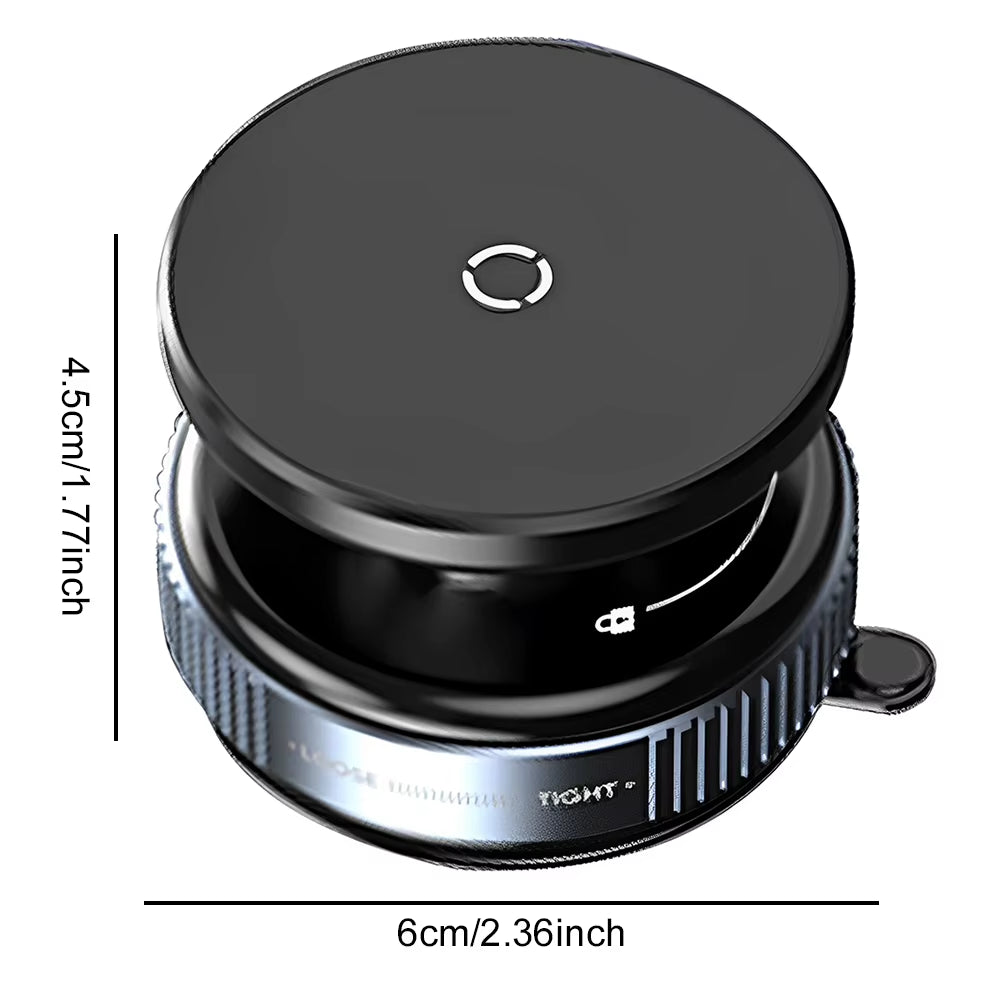 For Magsafe Magnetic Vacuum Car Phone Holder Suction Cup 360° Rotation Universal Navigation Bracket for Iphone/Samsung/Xiaomi