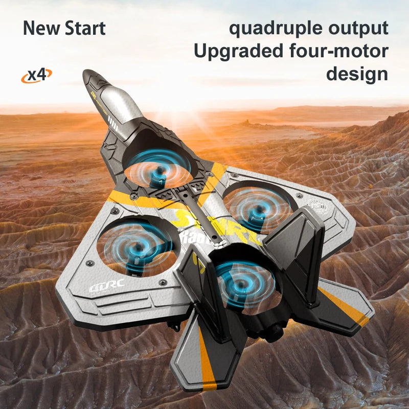 V17 RC Plane 2.4G Radio Control Fighter Hobby Plane Glider Airplane EPP Foam Remote Control Airplane RC Drone Kids Toys
