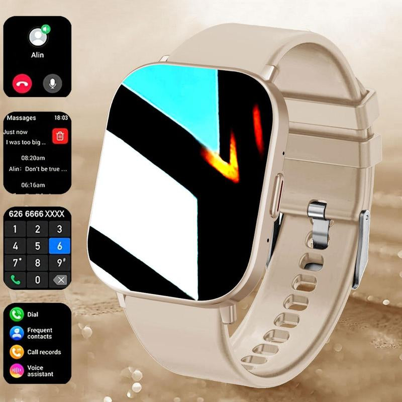 2.01 Inch Smartwatch, HD Wireless Call 100+ Sport Mode Smartwatches, Full Touch Wristwatch, Smart & Wearable Devices Smart Watch for Iphone & Android Smartphone, Watches for Men & Women, Wearable Devices, Touch Screen Android Watch