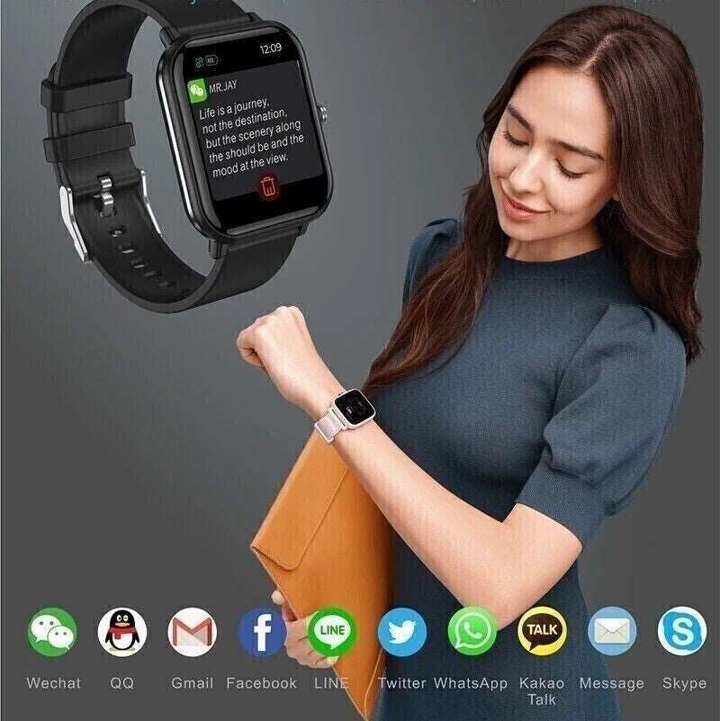 2024 Smart Watch for Men/Women Waterproof Smartwatch Bluetooth Iphone Samsung UK - Prime Choice