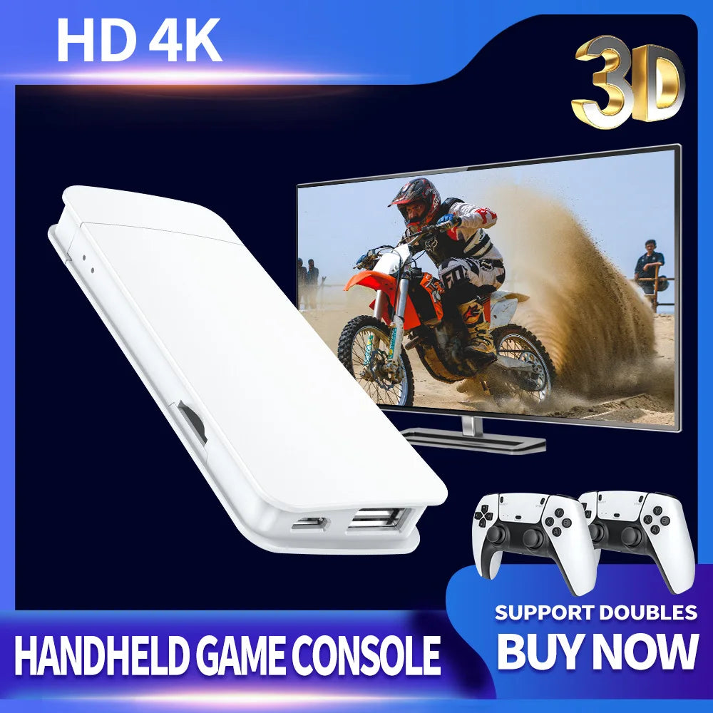 M15 Retro Game Console 64GB 20000+Gaming Handheld Game Console Wireless 