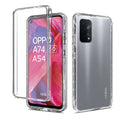 Case for OPPO A16S Find X5 Reno8 Lite A54 A94 Shockproof Cover 360 Clear Full