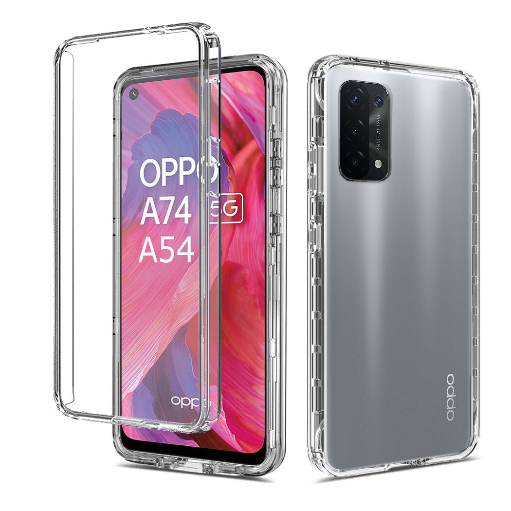 Case for OPPO A16S Find X5 Reno8 Lite A54 A94 Shockproof Cover 360 Clear Full