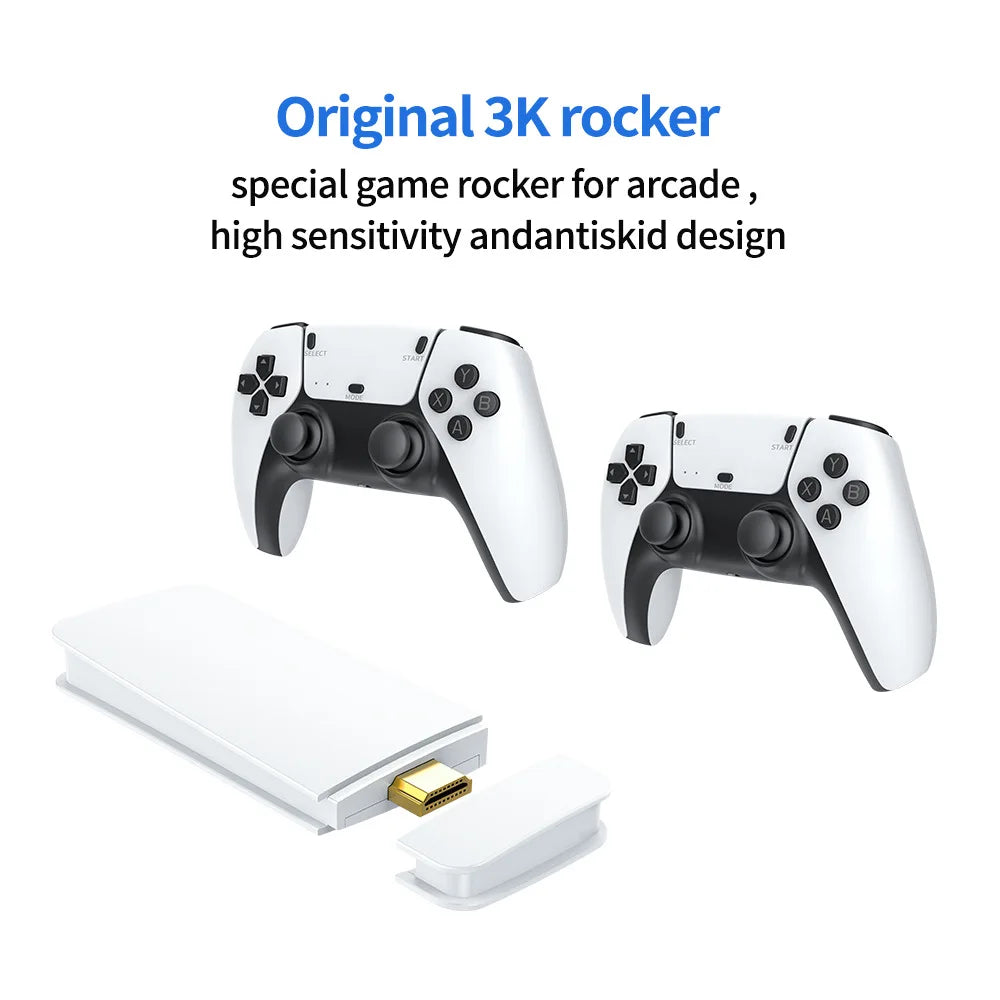 M15 Retro Game Console 64GB 20000+Gaming Handheld Game Console Wireless 