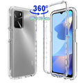 Case for OPPO A16S Find X5 Reno8 Lite A54 A94 Shockproof Cover 360 Clear Full