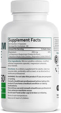 Magnesium Glycinate 200 MG per Serving Chelated for High Absorption, Gentle on Stomach, Non-Gmo, 60 Vegetarian Capsules