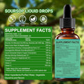 Revitalize Your Health with Soursop Bitters Fruit Liquid Drops - 10-in-1 Powerhouse with Sea Moss, Moringa, Turmeric, Black Seed Oil, Oregano, and Ashwagandha | Vegan & Non-GMO | 60ml