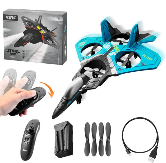 V17 RC Plane 2.4G Radio Control Fighter Hobby Plane Glider Airplane EPP Foam Remote Control Airplane RC Drone Kids Toys