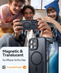 Case for Iphone 16 Pro Max 16 Pro 16 plus Shockproof Magnetic Magsafe Back Cover