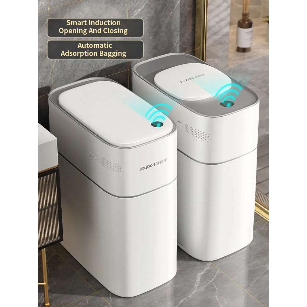 Joybos Smart Sensor Trash Can: Intelligent Induction for Bathroom and Home, Automatic Bagging, 14L Capacity - Prime Choice