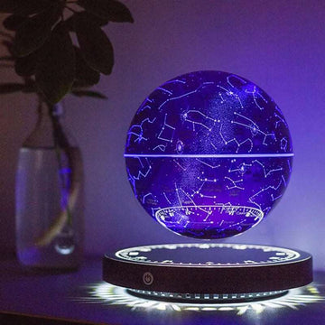 Levitating Lamp with LED Earth – Magnetic Floating and Rotating Globe, Unique Decor - Prime Choice