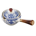 Porcelain Chinese Gongfu Tea Set Portable Teapot Set - 360° Rotating Portable Teapot with Removable Filter - Prime Choice