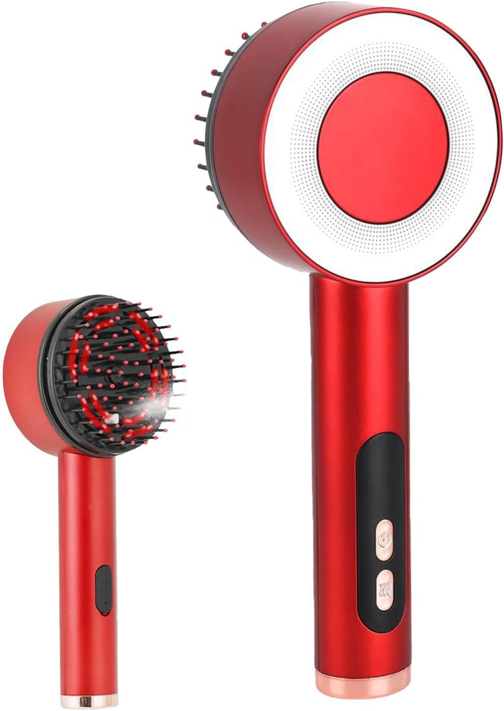 Waterproof Electric Massage Comb, Red Light Massager, Hair Growth Brush, Hair Oil Dispenser for Home