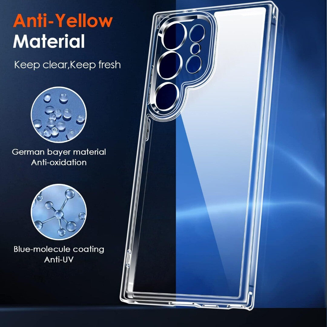 Clear Case for Samsung Galaxy S25+ Ultra S25 Silicone Gel Shockproof Phone Cover