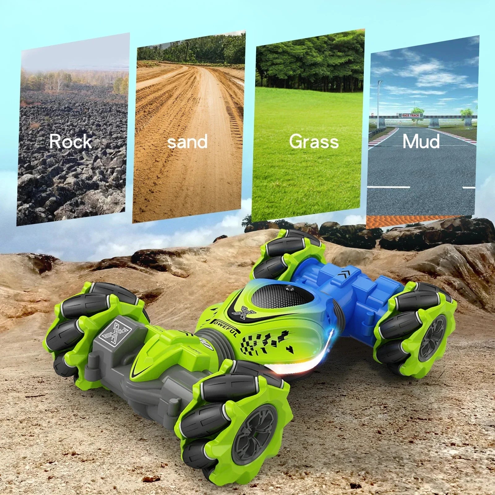 RC Car Toy 2.4G Radio Remote Control Cars RC Watch Gesture Sensor Rotation Twist Stunt Drift Vehicle Toy for Children Kids