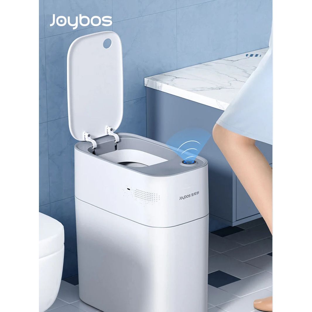 Joybos Smart Sensor Trash Can: Intelligent Induction for Bathroom and Home, Automatic Bagging, 14L Capacity - Prime Choice