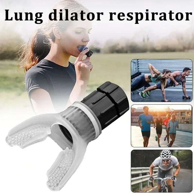 1PC Sports Breathing Trainer Exercise Lung Face Mouthpiece Respirator Fitness Equipment for Household Healthy Care Accessories - Prime Choice