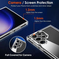 Case for Samsung Galaxy S24/S24 Ultra/S23+ Clear Shockproof Silicone Phone Cover - Prime Choice