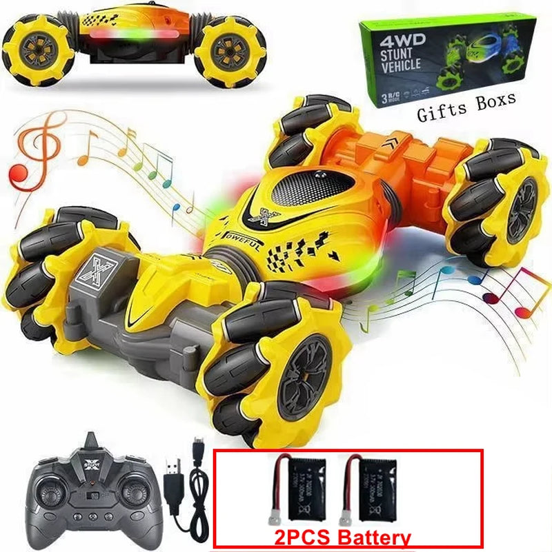 RC Car Toy 2.4G Radio Remote Control Cars RC Watch Gesture Sensor Rotation Twist Stunt Drift Vehicle Toy for Children Kids