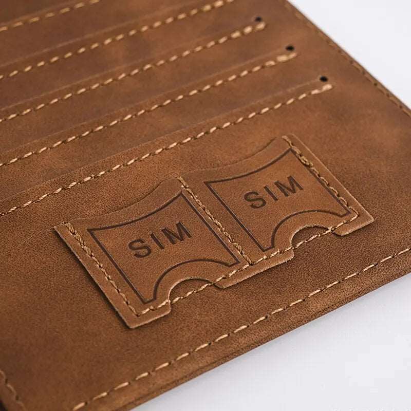 Men PU Leather Wallet Travel Passport Purse Card Male Travel Accessories Hand Carry Passport Business Cards Holder Wallet - Prime Choice