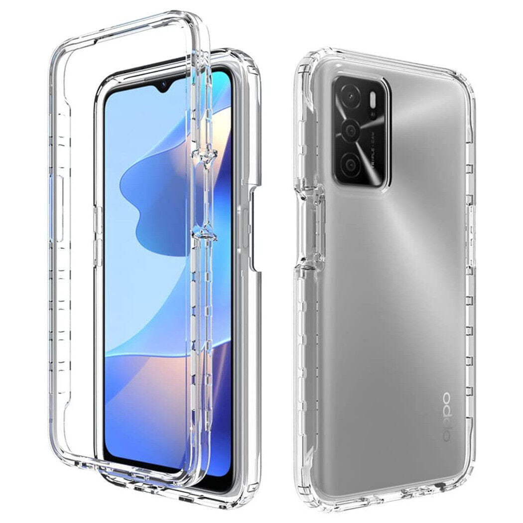 Case for OPPO A16S Find X5 Reno8 Lite A54 A94 Shockproof Cover 360 Clear Full