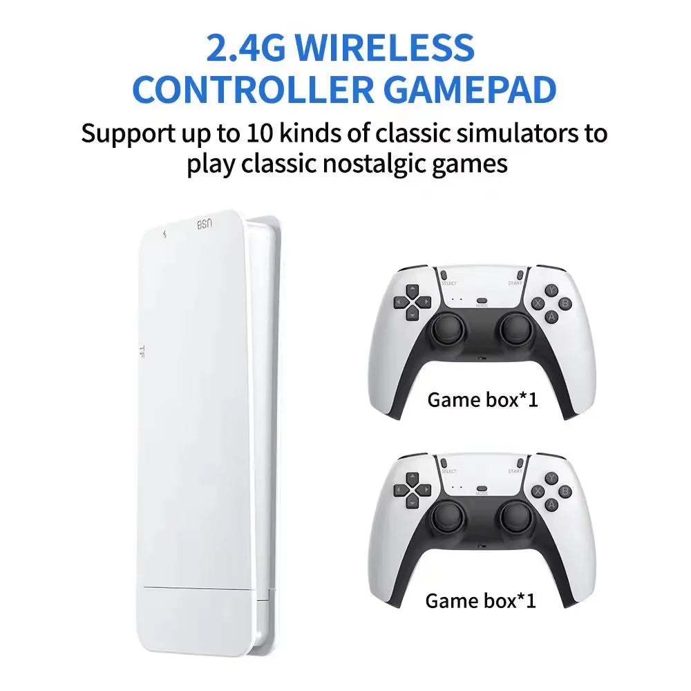 M15 Retro Game Console 64GB 20000+Gaming Handheld Game Console Wireless 