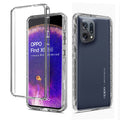 Case for OPPO A16S Find X5 Reno8 Lite A54 A94 Shockproof Cover 360 Clear Full