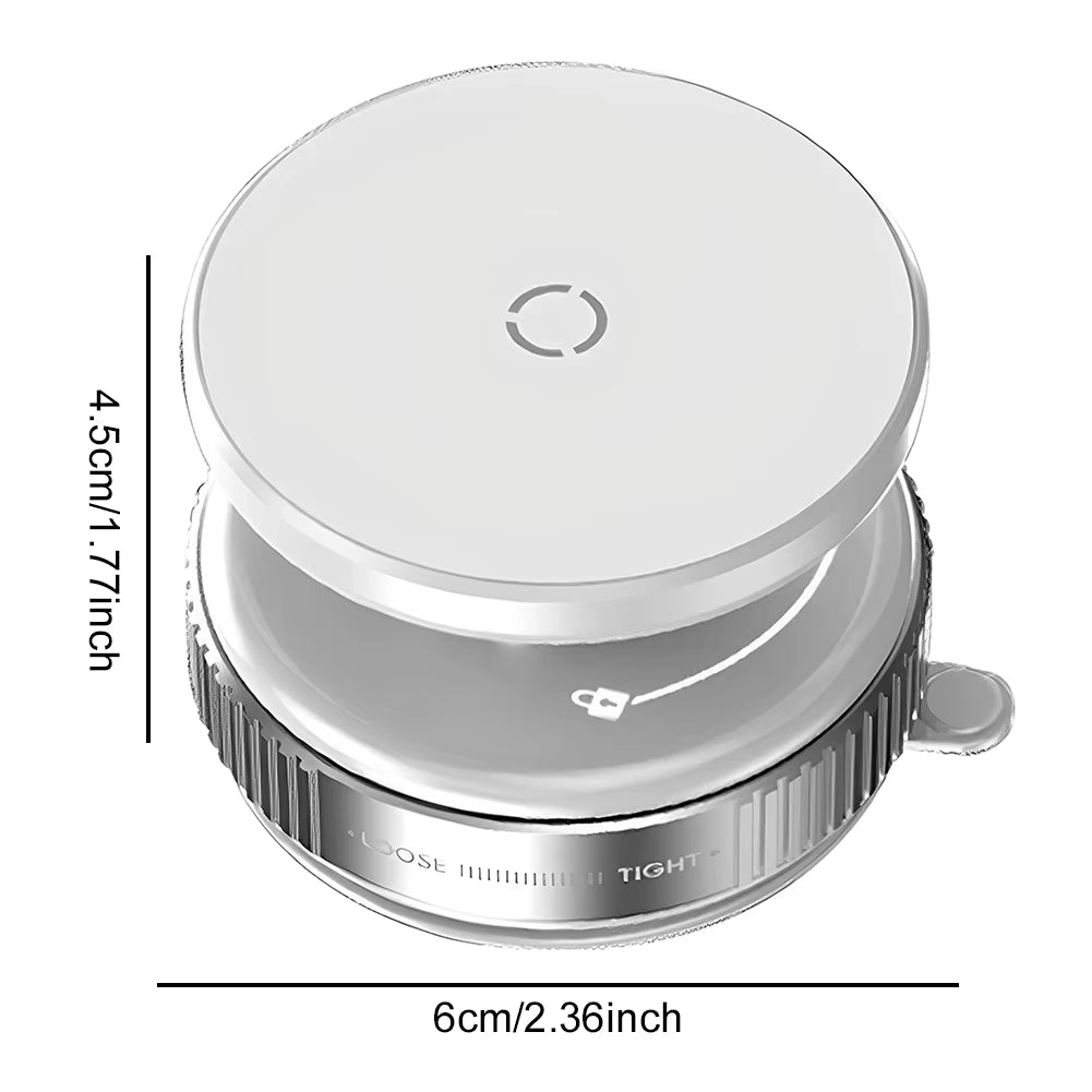 For Magsafe Magnetic Vacuum Car Phone Holder Suction Cup 360° Rotation Universal Navigation Bracket for Iphone/Samsung/Xiaomi
