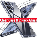 Clear Case for Samsung Galaxy S25+ Ultra S25 Silicone Gel Shockproof Phone Cover
