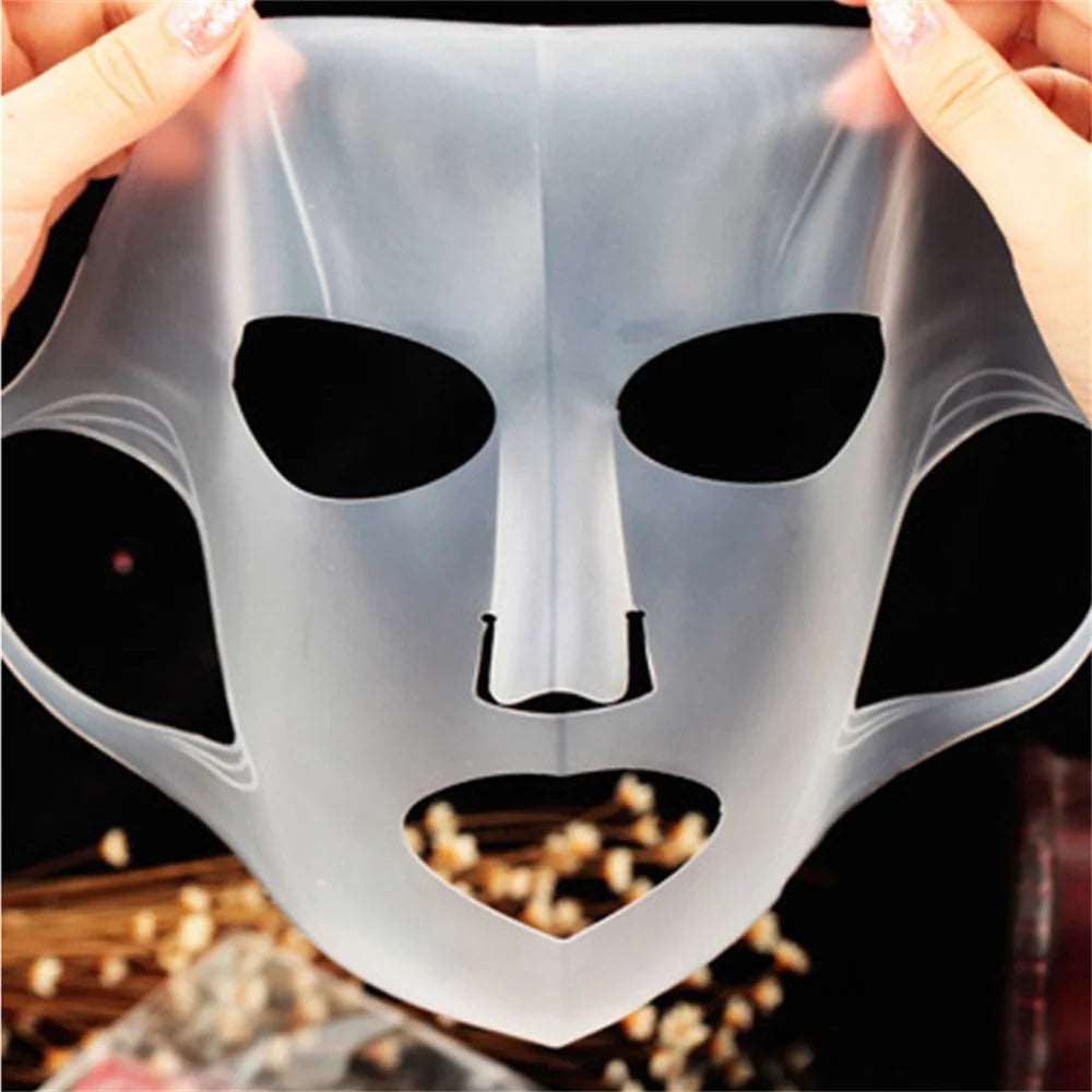 3D Silicone Face Mask Women Skin Care Moisturizing Lifting Firming anti Wrinkle Reusable Gel Sheet Mask Facial Skin Care Tool - Prime Choice