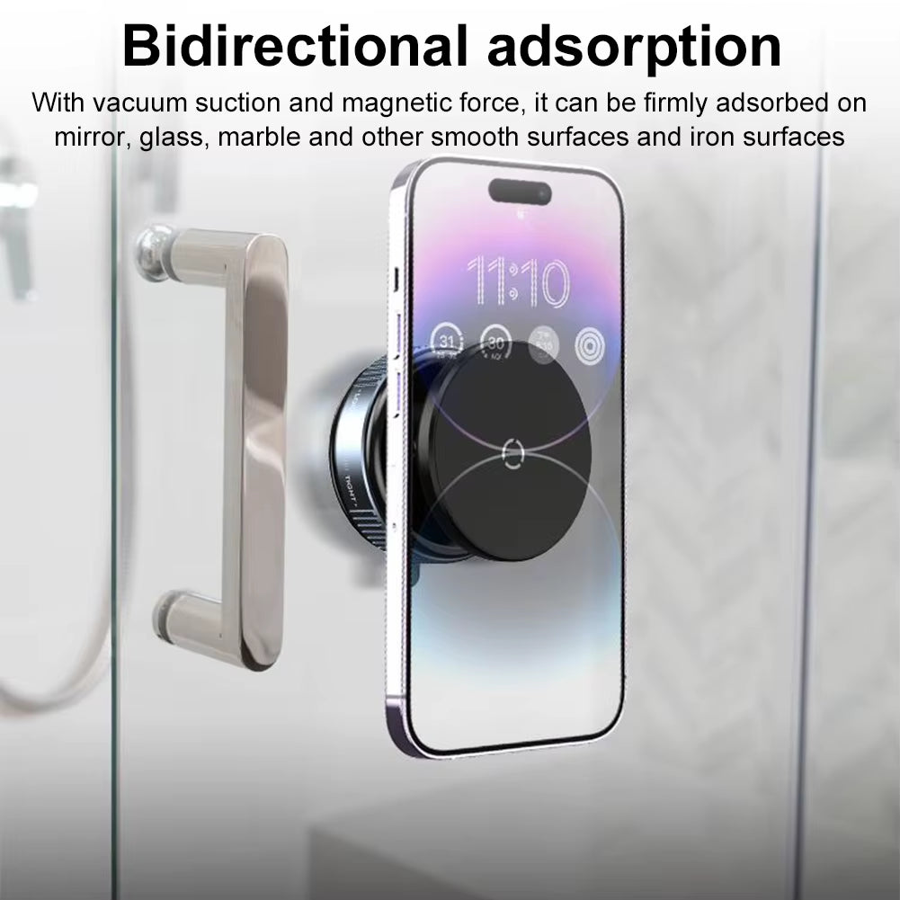 For Magsafe Magnetic Vacuum Car Phone Holder Suction Cup 360° Rotation Universal Navigation Bracket for Iphone/Samsung/Xiaomi