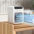 Portable Lightweight Personal Air Conditioner, USB Rechargeable Air Cooler Fan, Water Cooling Fan, Air Conditioning for Room Office, Universal Accessories, Multifunction, Home